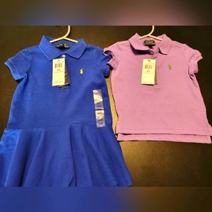 Ralph Lauren girls dress and shirt size 2t